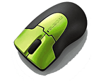 Elecom Mini Souris Grast Laser Vert