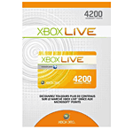 Microsoft Carte Pr�-pay�e Xbox Live 4200 Points Pour Xbox 360