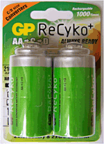 GP converter C/D + 2 AA Recyko