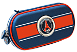 Etui PSG bleu pour PSP et PSP Slim & Lite&nbsp;-&nbsp;Etui avec emplacements pour 2 UMD, inclus chiffon de nettoyage et dragonne