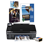 Epson Stylus SX510W WiFi + Epson Multipack T0715 DURABrite Ultra + Epson Papier S041765 + Les Experts Las Vegas Saison 4