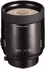 Sony 500 mm f/8 � miroir