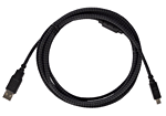 Câble USB/Mini USB DEA pour PS3 et PSP&nbsp;-&nbsp;Câble blindé haute qualité, longueur 2m pour PS3, PSP et tout appareil à port mini USB