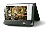 MCA �tui cuir Snow noir pour Archos 605