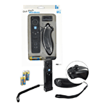 Wiimote + Nunchuk bluetooth noirs pour Wii Wiimote + Nunchuk bluetooth noirs pour Wii