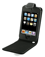 Etui MCA Snow cuir noir pour iPod Touch III