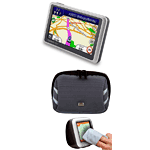Garmin GPS nüvi 1340T Europe + T'nB Pack étui universel GPS 