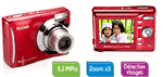 Kodak EasyShare C140 Rouge - Appareil photo-Appareil photo numérique - Appareil photo