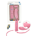 Wiimote + Nunchuk bluetooth roses pour Wii Wiimote + Nunchuk bluetooth roses pour Wii
