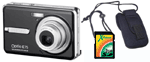 Pentax Optio E75 + Etui + Carte SD 2 Go