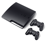 Console PS3 Slim 120 Go - PlayStation 3 Sony + 2 manettes