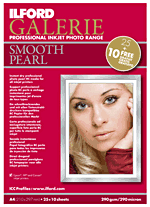 Ilford Galerie Smooth Pearl 1163678 (25 feuiiles + 10 offertes)