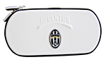 Etui Juventus de Turin blanc pour PSP et PSP Slim & Lite&nbsp;-&nbsp;Etui avec emplacements pour 2 UMD, inclus chiffon de nettoyage et dragonne