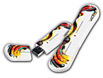 Dane-Elec Burton Snow Drive 8 Go USB 2.0 Feel Good
