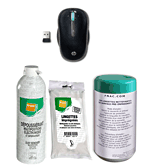 HP Souris Optique Mobile sans fil Noire + kit de nettoyage Fnac