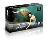 Twintech GeForce 6200A 256 Mo AGP - Carte graphique