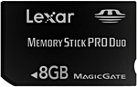 Comparer les prix de Lexar Memory Stick Pro Duo 8 Go