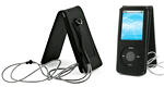 MCA �tui Snow en polyur�thane noir pour Apple iPod nano IV