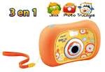 Vtech - KidiZoom Junior 3 en 1 - Orange