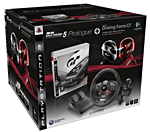 Sony Pack volant Logitech Driving Force GT + Gran Turismo 5 Prologue&nbsp;-&nbsp;Volant à retour de force, rotation 900°, réglage en temps réel des paramètres de freinage, amortisseurs et antipatinage