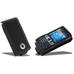 Covertec étui cuir noir pour Samsung SGH-i780 - Accessoire micro