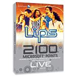 Carte pr�-pay�e Xbox Live 2100 Points Lips pour Xbox 360
