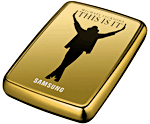 Samsung S2 Portable 500 Go USB 2.0 Gold Editon Michael Jackson's 