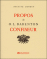 Propos de O. L. Barenton - Confiseur