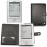 Sony Reader eBook Pocket Edition PRS-300 - Argent + Nor�ve Housse cuir Noire pour PRS-300