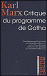 Critique des programmes de gotha et d'erfurt