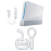 Console Nintendo Wii + Jeu Wii Sports + Joytech Sports Pack Pour Nintendo Wii
