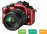Panasonic Lumix DMC-GH1 Rouge + Obj. Lumix Micro 4/3 stabilisé 14 - 140 mm