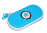 Housse bleue licence Olympique de Marseille pour PSP et PSP Slim & Lite Talismoon