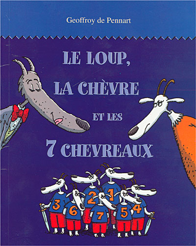 Coloriage Le Loup Et Les Sept Chevreaux