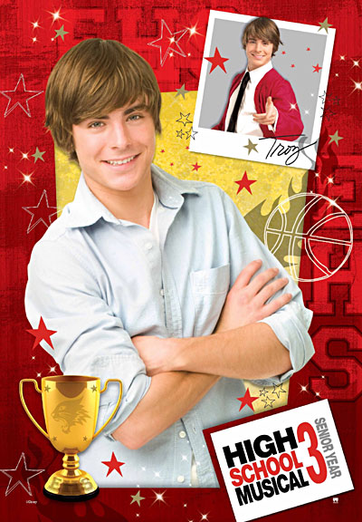 Poster High School Musical 3 Senior Year Troy High School Musical 