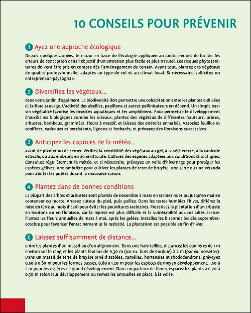 Maladies et ravageurs des plantes de jardin