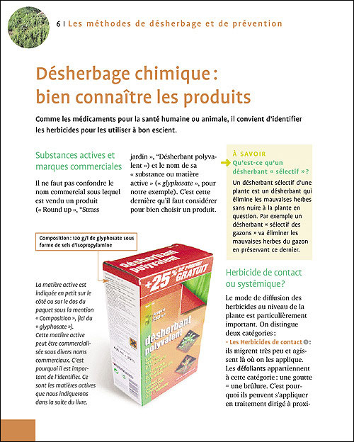Désherber jardins et allées