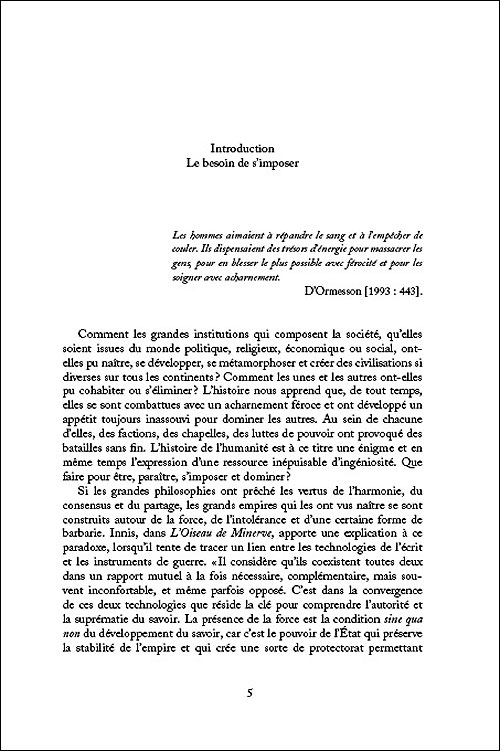 Eloge de la violence