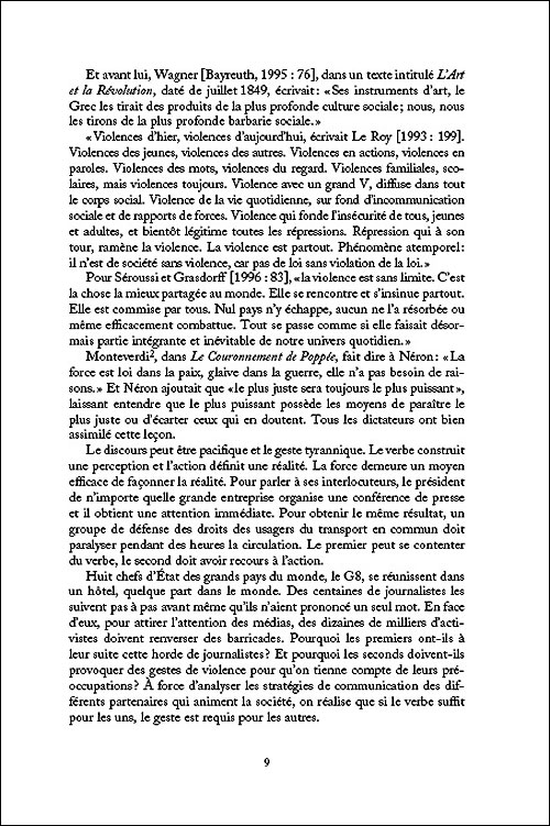 Eloge de la violence