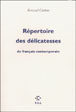 Répertoire des délicatesses