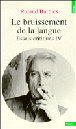 Le bruissement de la langue