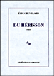 Du hérisson&nbsp;-&nbsp;Eric Chevillard