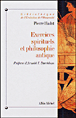 Exercices spirituels et philosophie antique&nbsp;-&nbsp;Pierre Hadot