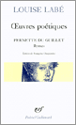 Oeuvres poétiques&nbsp;-&nbsp;Louise Labé, Françoise Charpentier, Pernette Du Guillet