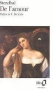 De l'amour&nbsp;-&nbsp;Stendhal