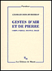 Gestes d'air et de Pierre