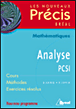 Nouveaux précis de mathématiques analyse PCSI