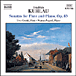 Friedrich Kuhlau&nbsp;-&nbsp;Sonates pour flûte et piano N°1 à N°3, opus 83