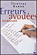 Erreurs avouées