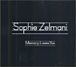 Sophie Zelmani&nbsp;-&nbsp;Memory loves you